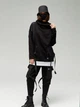Женские карго брюки из коттона и жатки "Асигару" черные XL МАЯК-00001261-черный - изображение 6