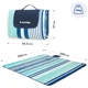 Килимок для пікніка Outtec з термоізоляцією 200 × 200 см Blue Lines 205911 (5905884429211) - зображення 4