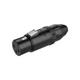 Разъем Roxtone RX3FWP-BG XLR female (мама) водозащитный - изображение 1