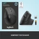 Мышка Logitech Lift Vertical Ergonomic Wireless/Bluetooth Graphite (910-006473) - зображення 7