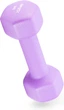 Набір неопренових гантелей Gymtek Hex G-42597 2 х 2 кг Фіолетовий (5905884425978) - зображення 4