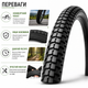 Комплект покрышка Deli Tire 26×2.00 (Индонезия) + камера Grey's 26×1.95–2.125 AV 48 мм для горного велосипеда MTB - изображение 3