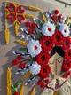 Вишита авторська картина "Берегиня", килимова вишивка, настінне панно, оберіг, розмір 60х50 - изображение 3
