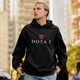 Худі флісовий унісекс Dota 2 (Invoker) XS чорний - изображение 1
