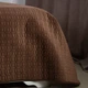 Покрывало евро макси ТЕП VELOUR Коричневый «Мозаика» 240×260 см велюровое стеганое - изображение 3