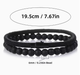 Двошаровий чоловічий браслет Minimalist Natural Stone, браслет на удачу - изображение 4