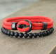 Двошаровий чоловічий браслет Bangle Hook + Beads, браслет на удачу - изображение 7