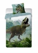 Двостороння дитяча постільна білизна Faro T-rex динозавр юрського періоду (наволочка+підковдра), 100% бавовна, (5907750598045) 160 х 200 см - изображение 1