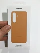 Чехол противоударный кожаный Kindsuit Cover Case для Samsung Galaxy S25 (6.2") Gold SM-S931 - изображение 2