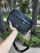 Мужская барсетка Coach прямоугольная черная. Маленькая сумка Coach с монограммой через плечо. Кросс-боди Coach ART051 - изображение 3