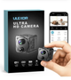 Мини WiFi камера 4K для видеонаблюдения ULEXOR R8 с ночным видением и датчиком движения Черный - изображение 1