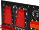 Настенная перфорированная доска для инструментов 120х60 см Kraft&Dele KD11898 с контейнерами и держателями для ключей и отверток - изображение 7