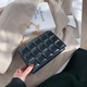 Жіноча маленька класична сумка клатч на ланцюжку чорна - зображення 1