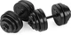 Zestaw regulowanych hantli kompozytowych Gymtek Logo G-66480 2 x 15 kg Czarny (5907766664802) - obraz 8