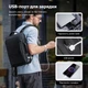 Рюкзак-трансформер Mark Ryden MR9533SJ для ноутбука 15.6" влагозащищённый с USB-порто (Черный) - изображение 8