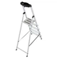 Алюминиевая лестница-стремянка Krause Safety 126337 (5 ступенек) односторонняя расставная (22882) - изображение 3