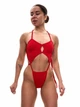 Боди для танцев хилс, пол денс и твёрк Desire Peach Power S красный - изображение 1