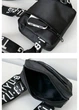 Нагрудная сумка 6017 TOYU BAG черная - изображение 5