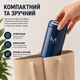 Вакуумна термочашка Enjoy 360 мл (синя) | Термокухоль з нержавіючої сталі 316 | Термокружка для кави - зображення 6