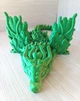 3D фігурка-іграшка Зелений дракон з крилами D004 - изображение 2