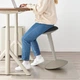 Бежевий/темно-сірий стілець для письмового столу IKEA NILSERIK 704.868.28 - изображение 3