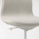 Конференц-стілець, бежевий/білий IKEA LÅNGFJÄLL 092.524.80 - зображення 5