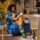 Геймерське крісло, яскраво-синій колір IKEA BRÄNNBOLL 705.866.15 - изображение 5