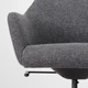 Конференц-стілець, темно-сірий/чорний IKEA TOSSBERG / LÅNGFJÄLL 195.131.23 - зображення 6