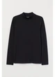 Лонгслив H&M S Черный 0927576_черный - зображення 1
