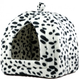 Мягкий домик для собак и кошек Pet Hut White Домашняя будка лежанка для животных Домик питомца 40х35х35 - изображение 2