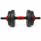 Гантели композитные Champion X-venum 1шт 47см 5.5 кг Черно-Красный - изображение 2
