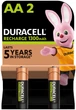 Акумулятори Duracell AA 1300 mAh, 2 шт. (6410548) - изображение 1