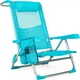 Пляжне крісло Outtec 2 в 1 з функцією шезлонга Sun Flex Бірюзове 186214 (5905884421765) - зображення 1