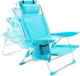 Пляжне крісло Outtec 2 в 1 з функцією шезлонга Sun Lite Бірюзове 187737 (5907766662716) - зображення 2