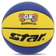 М'яч баскетбольний PU №6 STAR 3ON3 (PU, бутил, жовтий-синій) (BB4136C_Жовтий-синій) - зображення 1