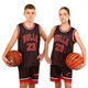 Форма баскетбольная детская NBA клуб Chicago Bulls 23 BA-6603 Черный-красный 2XL рост 150-162 - изображение 2