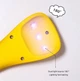 Лампа-фонарик LSQ3 5W (оранжевая) для фиксации гелевых типс и верхних форм на USB и аккумулятором - изображение 5