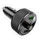 FM-трансмиттер Hoco E82 Guerrero Bluetooth для автомобиля с быстрой зарядкой 30 Вт USB Type-C и 2 USB Type-A - изображение 3