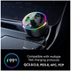 FM-трансмиттер Hoco E82 Guerrero Bluetooth для автомобиля с быстрой зарядкой 30 Вт USB Type-C и 2 USB Type-A - изображение 10