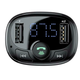 FM-трансмиттер Baseus T Shaped S-09A Bluetooth MP3 плеер для автомобиля с зарядкой и функцией Hands-Free - изображение 6