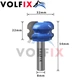 Фреза пазова фасонна для фільонки, перил, штапика VOLFIX FZ-120-262 d8 (FZ-120-262 d8) - изображение 2