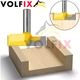 Фреза полегшена погружна пазова пряма VOLFIX FZ-120-410 d12 D57 h15 (FZ 120-410 d12) - зображення 2