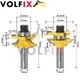 Фрези для мебельної обв'язки VOLFIX FZ-120-902 d12 (FZ-120-902 d12) - зображення 3