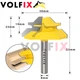 Фреза для кутового зрощування деревини VOLFIX FZ-120-553 d8 (FZ-120-553 d8) - изображение 3