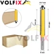 Фреза обкаточна пряма з нижнім підшипником VOLFIX FZ-120-227 d8 (FZ-120-227 d8) - изображение 2