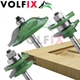 Комплект фрез №1 VOLFIX GRAND з 3-х фрез для мебельної обв'язки з фільонкою (FZ-120-910 + FZ-120-950 d8) - изображение 2