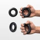 Набор кистевых эспандеров EasyFit GripKit 6 в 1 для тренировки кисти, пальцев и предплечья Черный (EF-1990s-7-BK) - изображение 6
