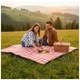 Туристичний килимок Soft Me Picnic червоний/чорний (70030105-02) Soft Me 70030105-02 1055189 - зображення 10