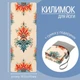Коврик для йоги и фитнеса, складной мягкий коврик из каучука и замши, спортивный каремат с сумкой 3D-принт - изображение 1
