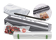 Вакууматор Ambiano GT-VBS-03 120 Вт з вбудованим різаком для плівки, автоматичним запаюванням, звичайним і м'яким режимом вакуумування, продуктивністю до 4,5 л/хв, комплектом рулону 3 м і 5 пакетів, для приготування су-від, сіро-білий - зображення 6